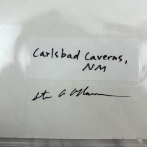 Carlsbad Caverns New Mexico 8 x10 in 11 x 14 matting signed by the photographer - Picture 2 of 4